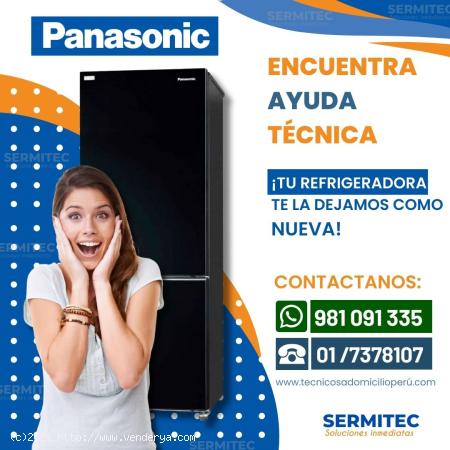  Tecnicos Autorizados REFRIGERADORAS [Panasonic] 7378107- San Borja 