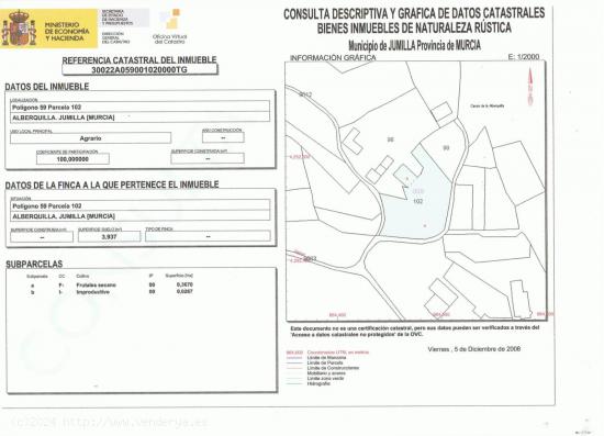 TERRENO CON PROYECTO PARA CONSTRUIR - MURCIA