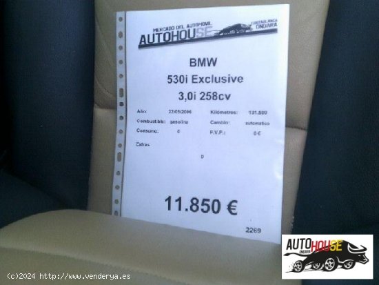 BMW Serie 5 en venta en Ondara (Alicante) - Ondara