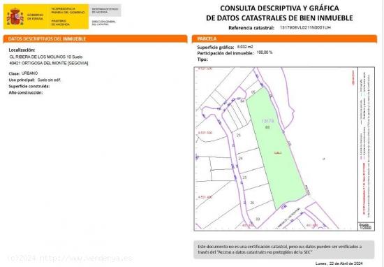 101-JU Buscas un terreno para construir ??, aquí tienes esta oportunidad - SEGOVIA