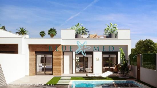 6 casas adosadas con piscinas privadas y solarium en la azotea - MURCIA