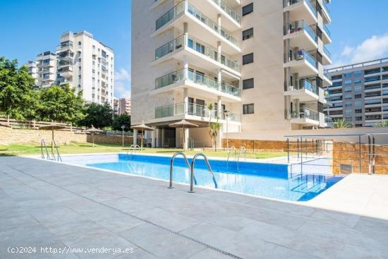  Apartamento de 2 Hab y 2 Baños con garaje en Cala de Villajoyosa para todo el año. Milpisos - ALIC 