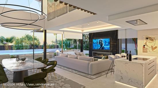 ESPECTACULAR VILLA A SOLO 300 METROS DE LA PLAYA EN PUERTO BANUS-MARBELLA - MALAGA