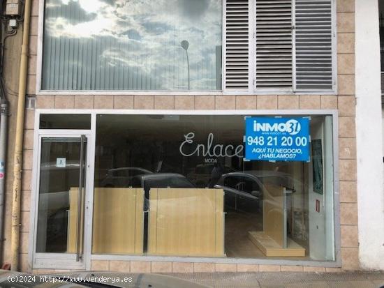 Local comercial en Burlada, junto a la iglesia y ayuntamiento. - NAVARRA