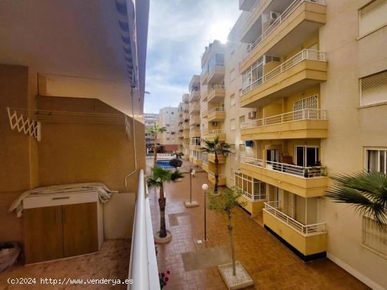 Céntrico apartamento con piscina y plaza de aparcamiento - ALICANTE