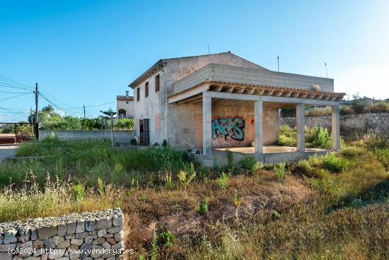 Chalet UNIFAMILIAR en BUC (en construcción/a reformar). - BALEARES