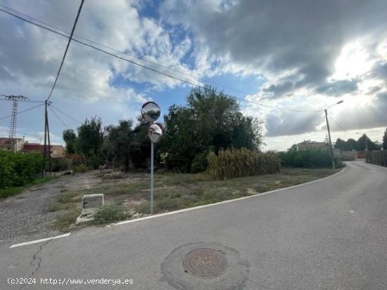  TERRENO URBANIZABLE EN LA ARBOLEJA - MURCIA 