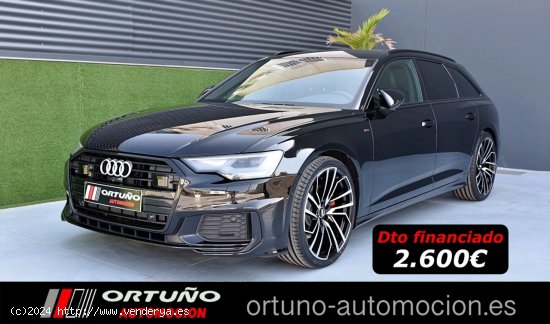 Audi A6 Avant Sport 40 TDI 150kW 204CV S tron.  S line, Hibrido, Full Black, ACC, Camaras 3D, CarPla