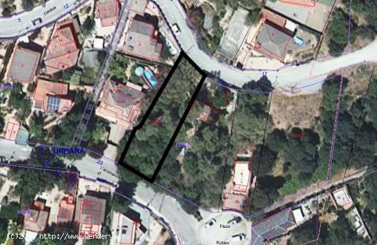  SE VENDE TERRENO URBANO EN SANT CUGAT, ZONA LA FLORESTA - BARCELONA 