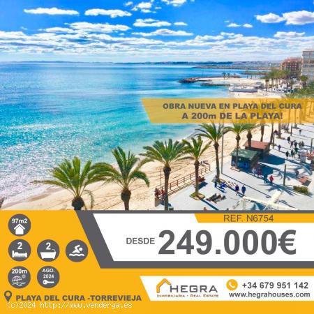 APARTAMENTOS DE OBRA NUEVA EN TORREVIEJA CERCA DE LA PLAYA - ALICANTE