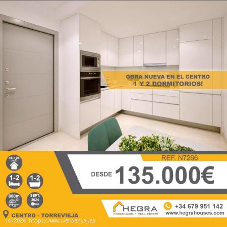 APARTAMENTOS DE OBRA NUEVA EN TORREVIEJA - ALICANTE