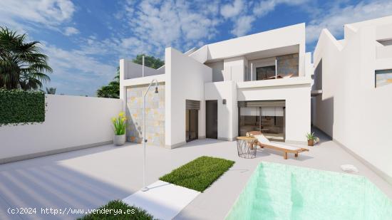 ADOSADOS 3 DORMITORIOS 3 BAÑOS, JARDIN PRIVADO, SOLARIUM  EN RODA GOLF, MURCIA - MURCIA