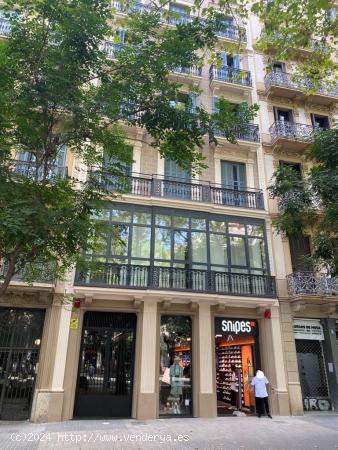 Fantástico local de obra nueva con terraza en Paseo Sant Joan - BARCELONA