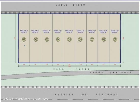 Parcela en ciudad jardin - CACERES