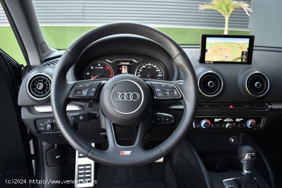 Audi A3 Sportback Black line 30 TDI Matrix, S tronic, Camara, Pìel - Beniajan