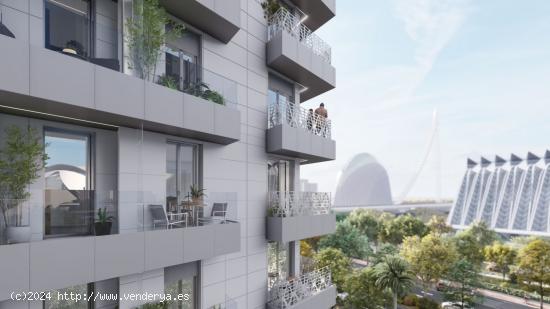  Piso de 3 habitaciones en alquiler en Ciudad de las Arts - VALENCIA 