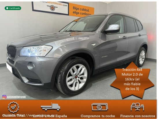  BMW X3 2.0D XDRIVE 163cv automático - Paterna 