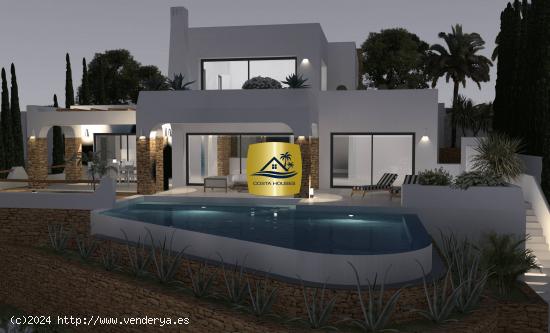  Residential PORTET VILA - Villas de Lujo estilo Ibicenco con Vistas al Mar en Moraira, Alicante - AL 