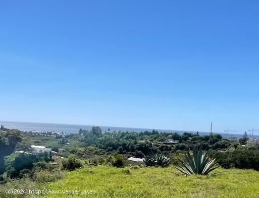 Parcela plana y con vistas panorámicas al mar en Estepona - MALAGA