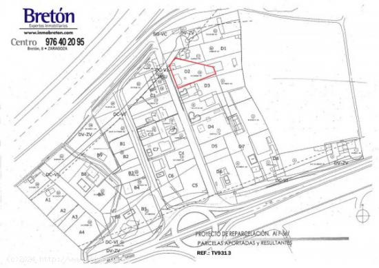 Solar edificable de 1.075 m2 en Miralbueno, junto a Carretera del Aeropuerto. - ZARAGOZA