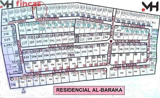 Parcela Diafana en Urbanización rustica privada  500 Mt2  ALCALA DE GUADAIRA - SEVILLA