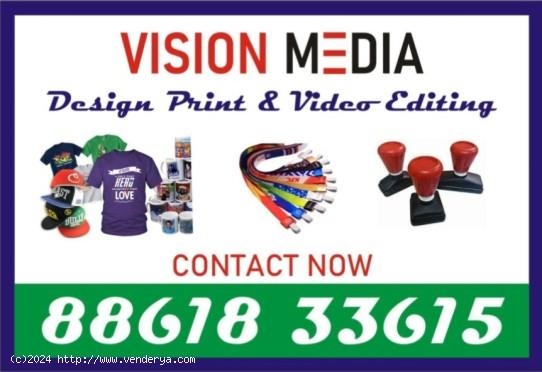 Vision Media|Digital Lanyard with YoYo printing|Plastic ID Cards|2015