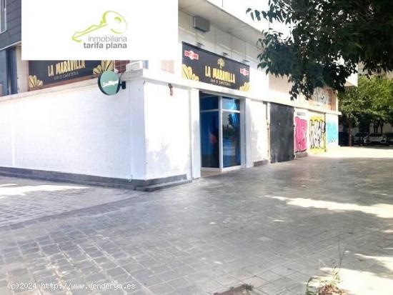 Local comercial en chaflán con 9 m2 de fachada. Visítalo con nuestro vídeo 360º - VALENCIA