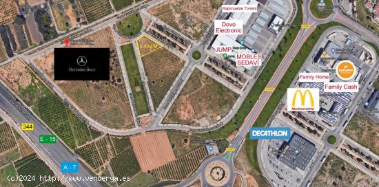 SE VENDE TERRENO COMERCIAL POLIGONO TORRENT TOLL L'ALBERCA - VALENCIA