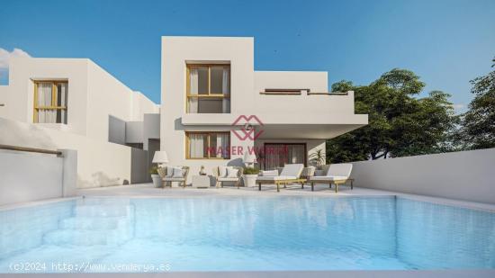  VILLAS PAREADAS DE OBRA NUEVA EN ALFAZ DEL PI - ALICANTE 