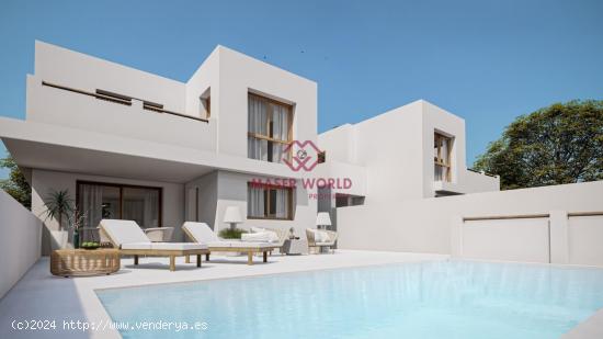  VILLAS PAREADAS DE OBRA NUEVA EN ALFAZ DEL PI - ALICANTE 