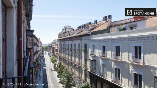 Amplia habitación con escritorio en el departamento compartido, Puerta del Sol - MADRID