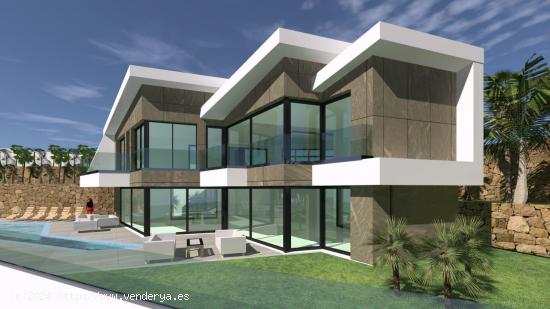 Nueva construcción residencial de 4 villas de lujo en Calpe con vistas al mar. - ALICANTE