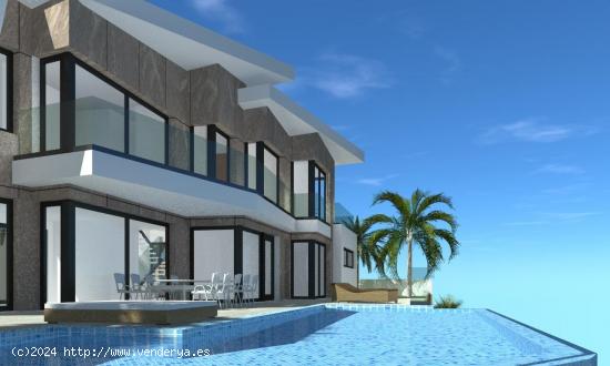 Nueva construcción residencial de 4 villas de lujo en Calpe con vistas al mar. - ALICANTE