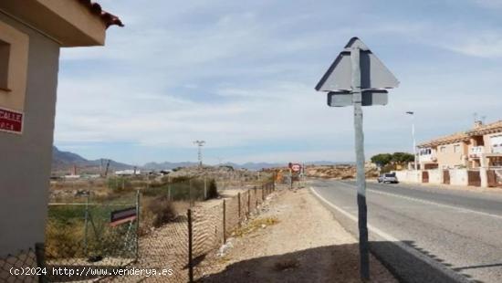 Terreno en venta en calle  Lorca con calle Virgen de Fatima, Mazarrón - MURCIA