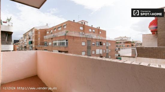 Habitación decorada con amplio espacio de almacenamiento en el apartamento compartido, Ronda - GRAN