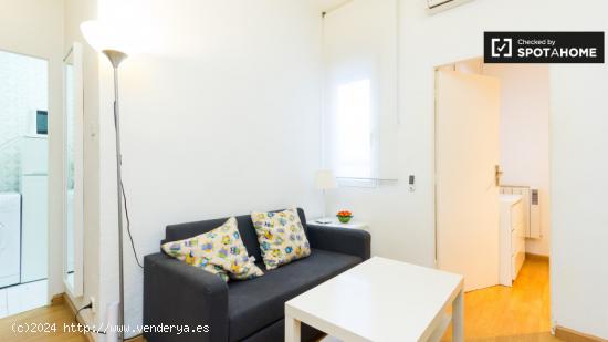 apartamento de 1 dormitorio con aire acondicionado en alquiler en Retiro - MADRID