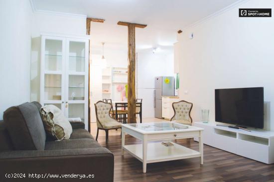 Elegante apartamento de 1 dormitorio en alquiler en el centro de Madrid - MADRID