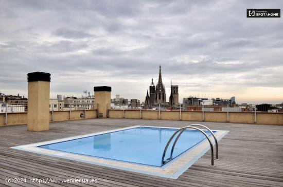 Elegante apartamento de 1 dormitorio con aire acondicionado, gimnasio y acceso a la piscina en la az