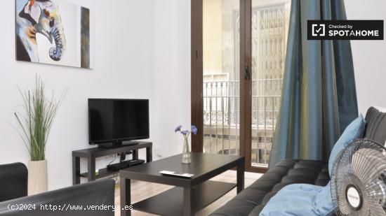 apartamento de 1 dormitorio con balcón en alquiler en el Born - BARCELONA