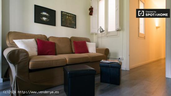 apartamento de 1 dormitorio con balcón en alquiler en Eixample - BARCELONA