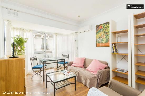 Soleado apartamento de 1 dormitorio en alquiler en Salamanca, Madrid - MADRID