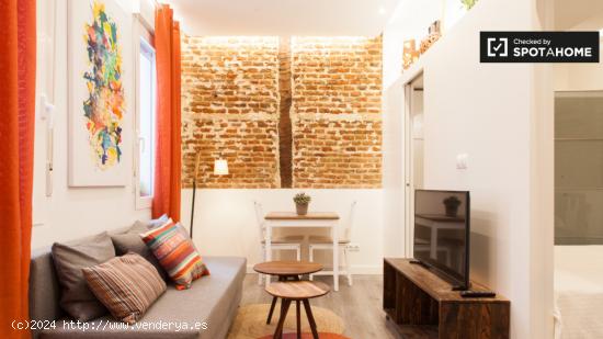 Elegante apartamento de 1 dormitorio en alquiler en Palacio - MADRID