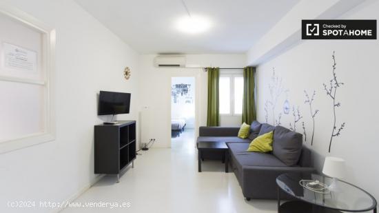 Elegante apartamento de 1 dormitorio en alquiler en Lavapiés, cerca del centro de la ciudad y de la