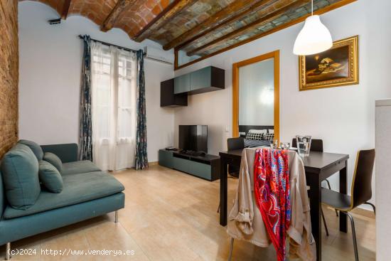 Precioso apartamento de 1 dormitorio en alquiler en Grácia - BARCELONA