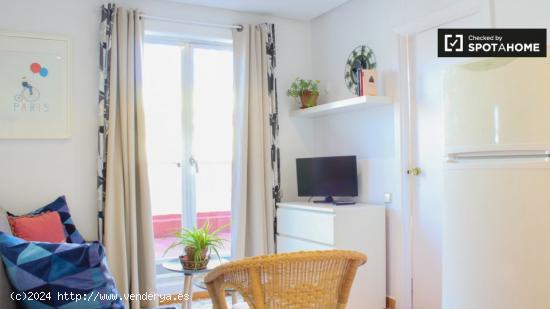 Luminoso apartamento de 1 dormitorio con terraza en alquiler en Salamanca - MADRID