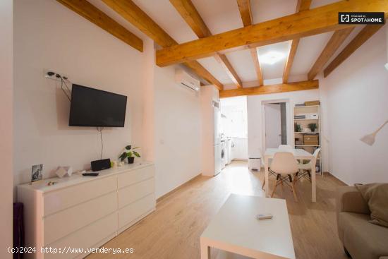 Moderno apartamento de 1 dormitorio en alquiler en Poblats Marítims, Valencia - VALENCIA