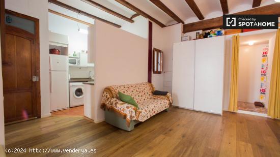 Elegante apartamento de 1 dormitorio en alquiler cerca del Mercado Central de Valencia - VALENCIA