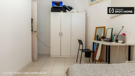 Acogedora habitación en piso de 12 habitaciones en Poblenou - Mujeres - BARCELONA