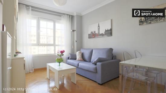 Luminoso piso de 1 habitación con acceso a piscina en alquiler en Sanchinarro - MADRID