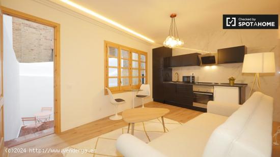 Elegante apartamento de 1 dormitorio en alquiler en El Raval - BARCELONA